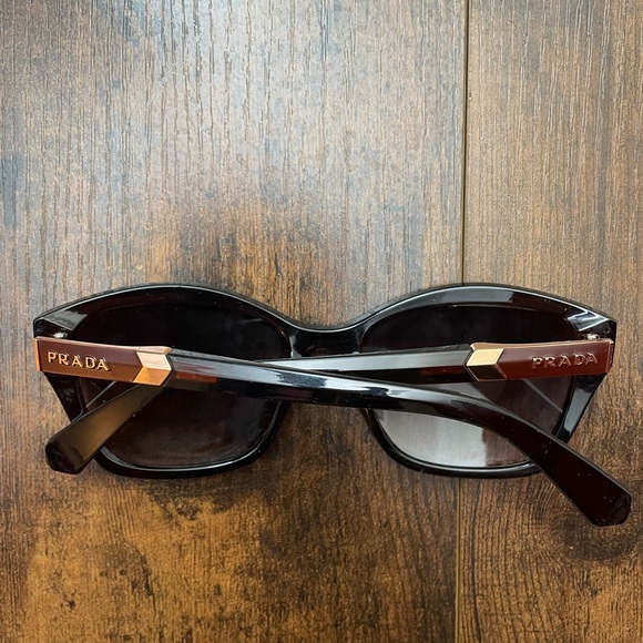 Prada unique color Sunglasses with Gold Accents - Picture 1 of 3
